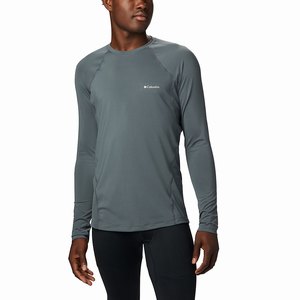 Columbia Baselayer Midweight Stretch Hombre Grises Oscuro (974ALGBWS)